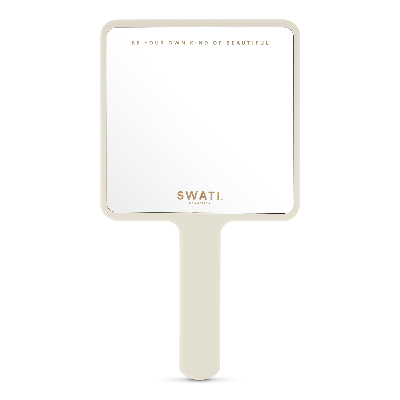 SWATI High Quality Glass Hand Mirror for makeup